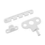 Ограничитель оконный L-105 белый А858