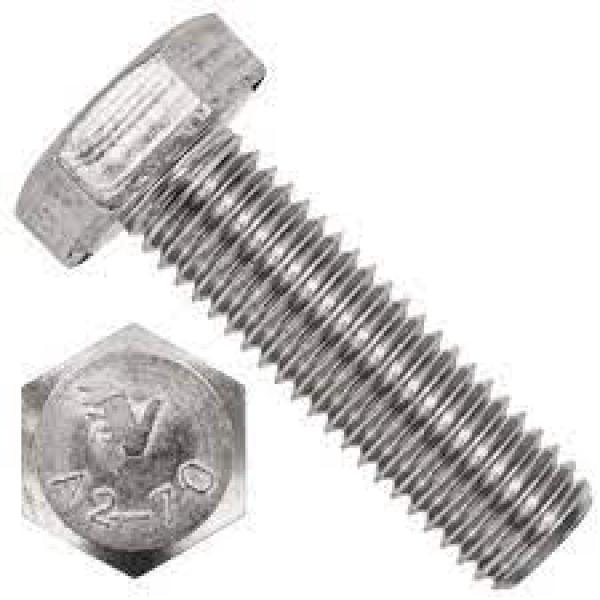 Болт 8х120х120х1,25 DIN 933 ГОСТ 7805-70 ISO 4017 шестигранный нержавеющая сталь А2