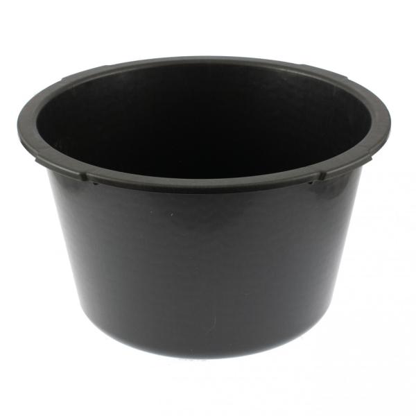 Таз круглый строительный, черный, 30 л, Россия Сибртех 81455